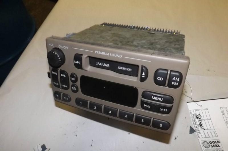 2000 jaguar s-type casette am fm radio xr8f-18k876-cfaek oem