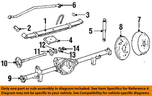 Jeep oem 52002551 front suspension-spring assembly rear bushing
