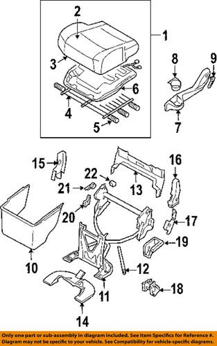 Nissan oem 883465z006 rear seat-lock lever