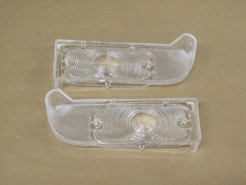 1967 firebird parking lamp lenses, pair
