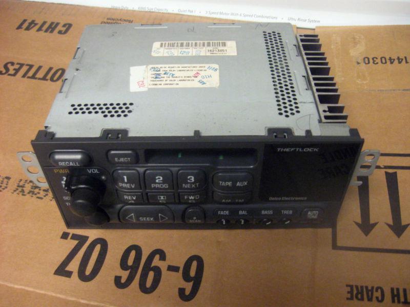 Chevy lumina tape radio replacement original 95-01 model # 16213851
