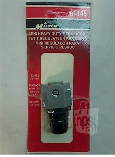 Milton s1145 mini heavy duty air compressor air regulator 1-125 psi 1/4" npt new