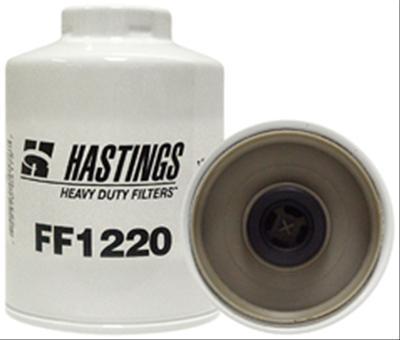 Two (2) hastings filters ff1220 fuel filter direct-fit chevy gmc 6.6l diesel