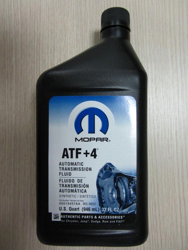 Chrysler atf+4 automatic transmission fluid mopar 5013457aa