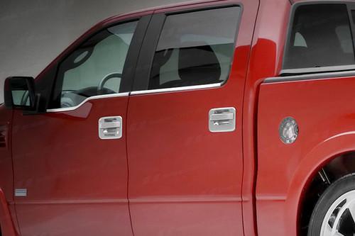 Ses trims ti-ws-125 04-08 ford f-150 window sills truck chrome trim 4 pcs 3m abs