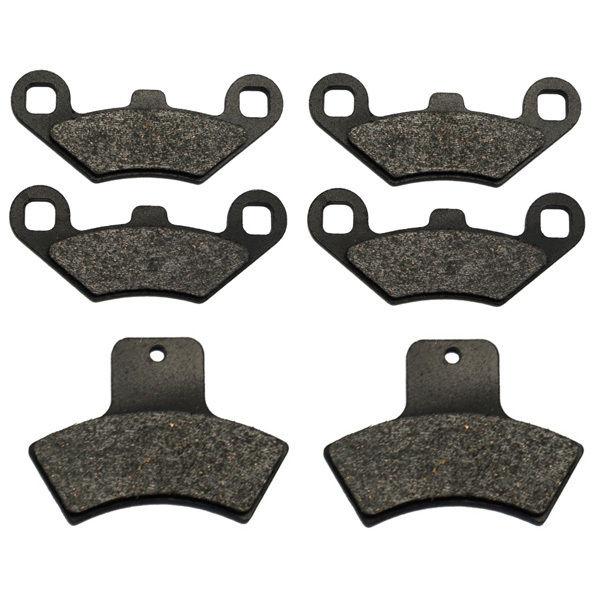 2001-2002 polaris 400 sportsman kevlar carbon front + rear brake pads 01 02