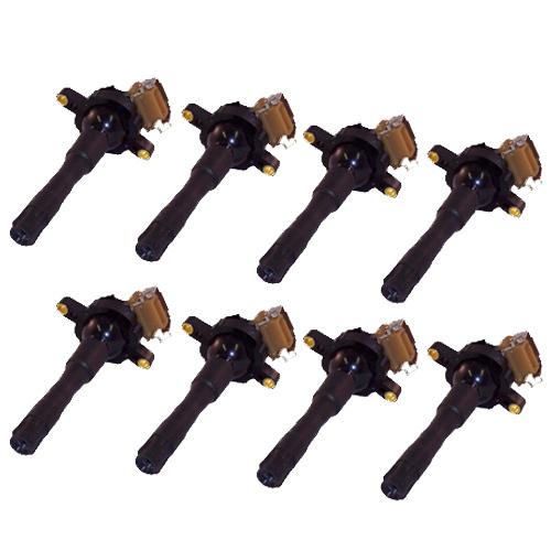 Ignition coil - set of 8 - bmw - most models - 12131748017 - new