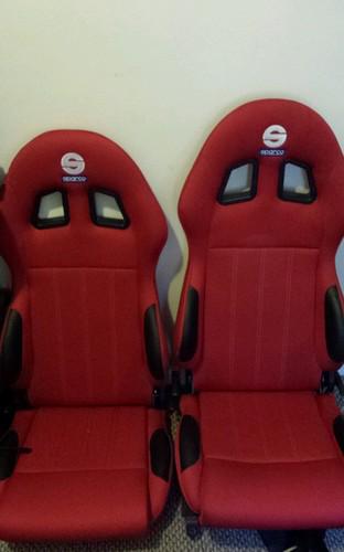 Authentic sparco reclinable bucket seat