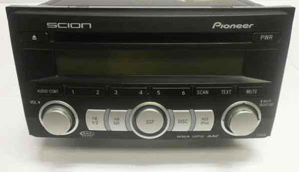 Scion tc xb xd single cd mp3 pioneer radio t1808 oem
