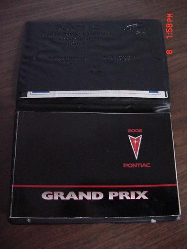 2002 pontiac grand prix owner's manual