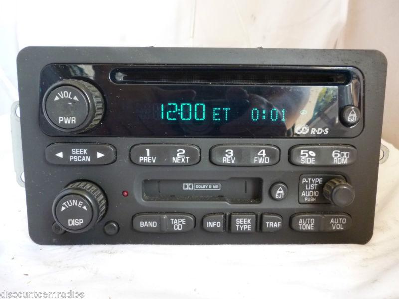  00-05 chevrolet impala venture malibu cavalier radio cd cassette 10335226 oem *