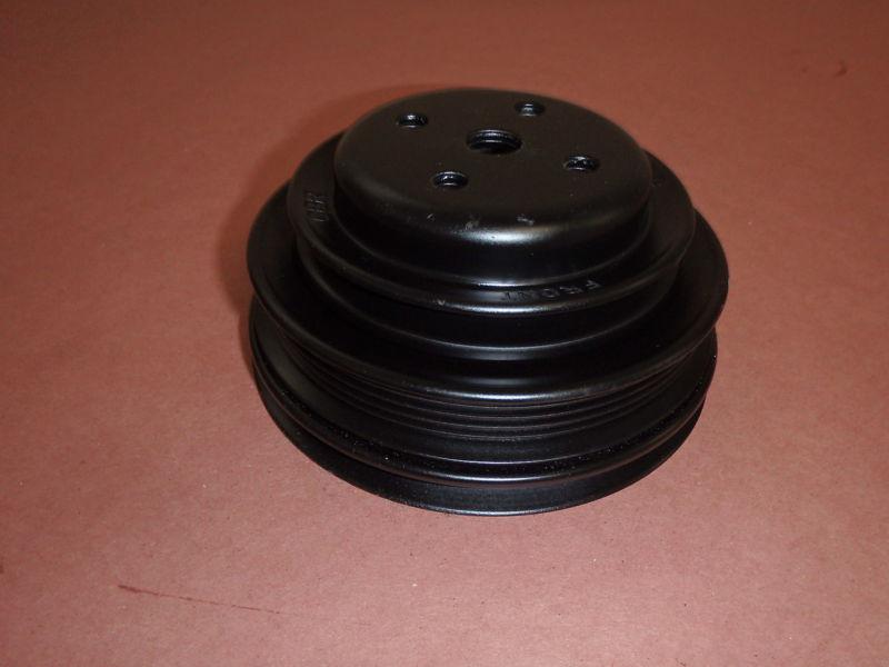 Small block chevy 305 350 v8 4.3l v6 water pump pulley gm part #14088685 cbr