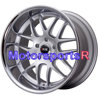 20 xxr 526 silver rims staggered wheels stance 03 04 06 07 infiniti g35 coupe s