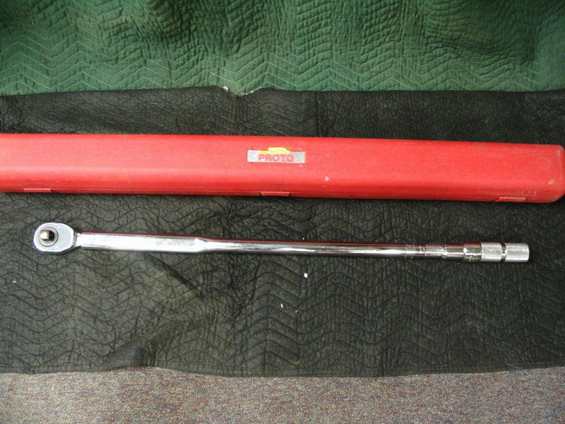 Proto 6020 ab heavy duty 3/4" torque wrench with case