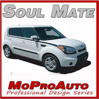 Kia soul mate vinyl graphics stripes decals tats 3m pro  2011 912 by moproauto