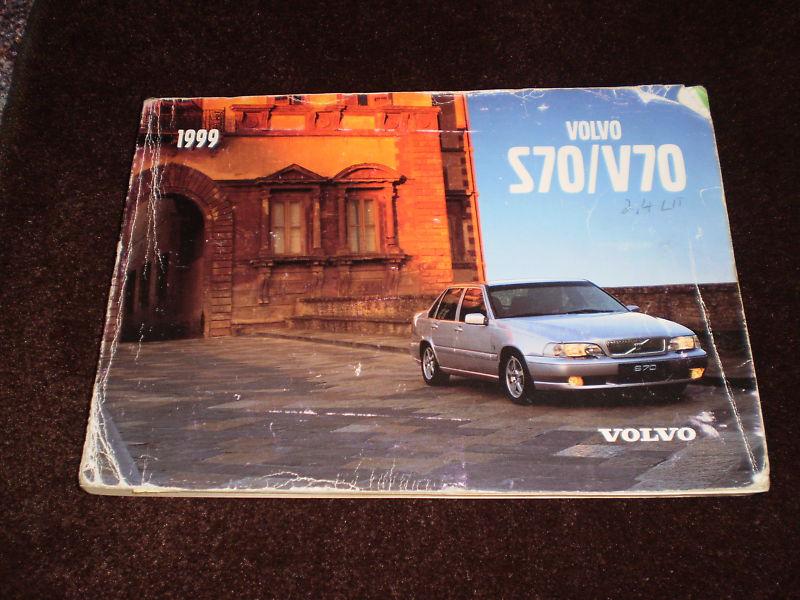 1999 volvo s70/v70 car owners manual book guide all models