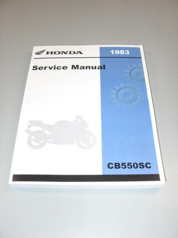 New service manual cb550 cb650sc nighthawk oem honda shop repair book   #n39