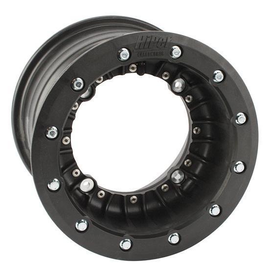 Hiper 10x8 carbon fiber beadlock front wheel 4" offset