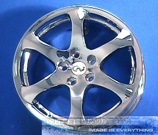 Infiniti g35 17 inch chrome wheel exchange g 35 sedan