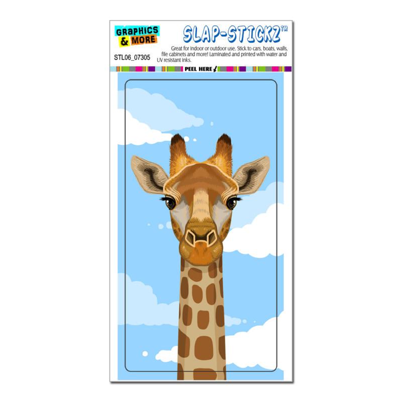 Giraffe in sky - safari animal - slap-stickz™ car window locker bumper sticker