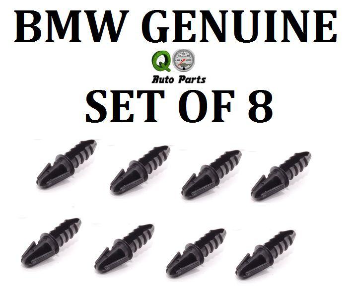Bmw 318i 318is 318ti clip for front seat pan set of 8 brand new 52 10 8 130 678