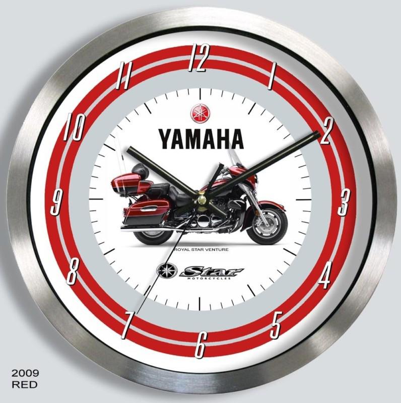 Yamaha royal star venture motorcycle metal clock 1999 2009 2011 2012 choice of 4