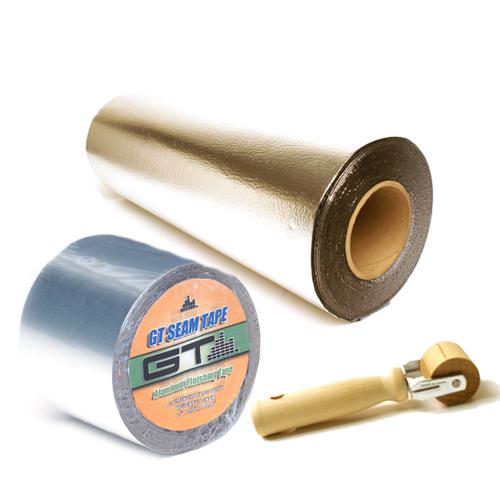 Gtmat ultra 80mil 50sqft bulk pack car audio sound deadener +seam tape + roller