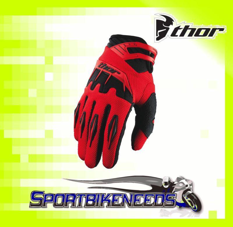 Thor 2012 youth spectrum glove red size small s