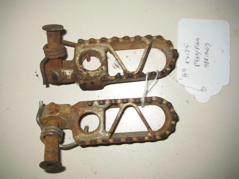 Kawasaki kx footpegs  1988 1989 125 250 500