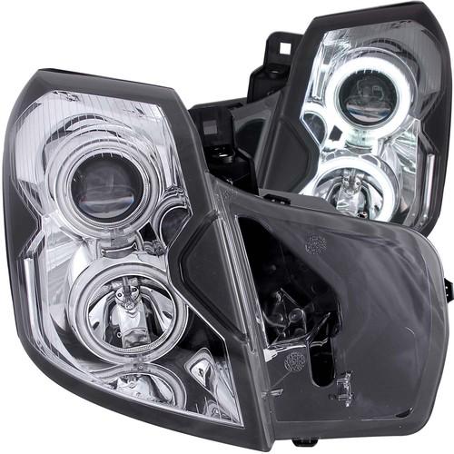 Anzo headlights projector halo chrome clear ccfl for 2003-07 cadillac cts 121418