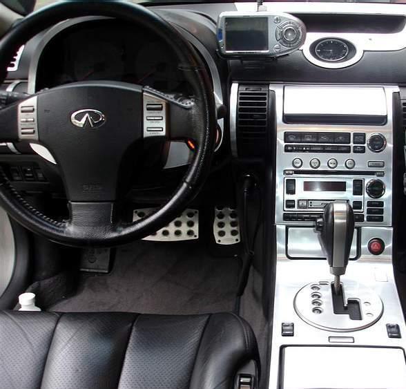 Infiniti g35 g-35 sedan coupe interior brushed aluminum dash trim kit 2003 2004