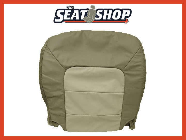 03 04 05 06 ford expedition eddie bauer 2 tone tan leather seat cover lh bottom