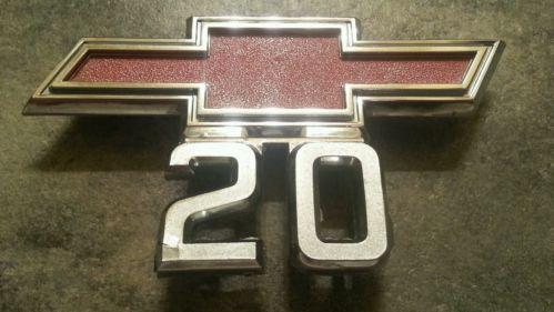 1967 68 chevrolet c20 c 20 truck fender emblem