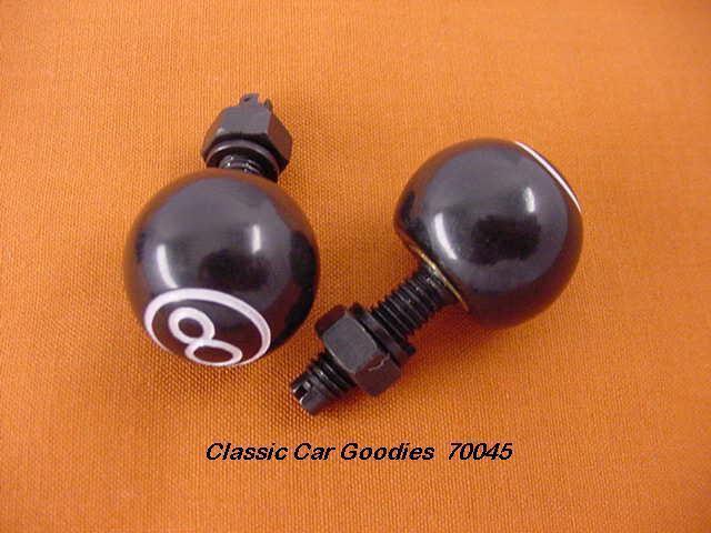 License plate bolts fasteners "8 ball"