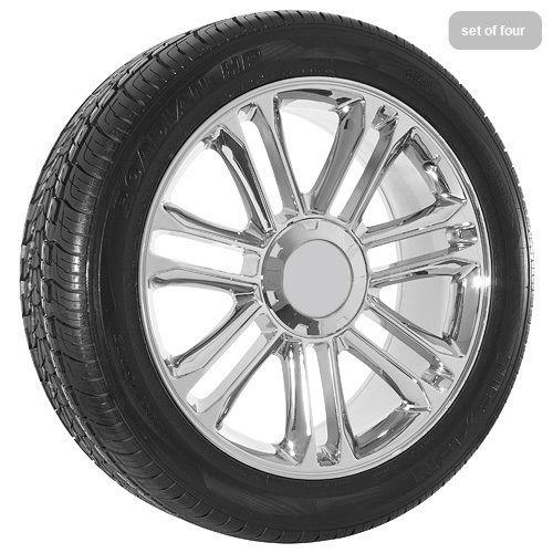 22" inch cadillac escalade platinum edition chrome wheels rims and tires package