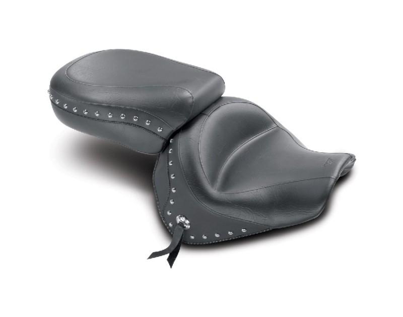 Mustang 2-piece wide touring studded seat 2005-09 yamaha royal star tour deluxe