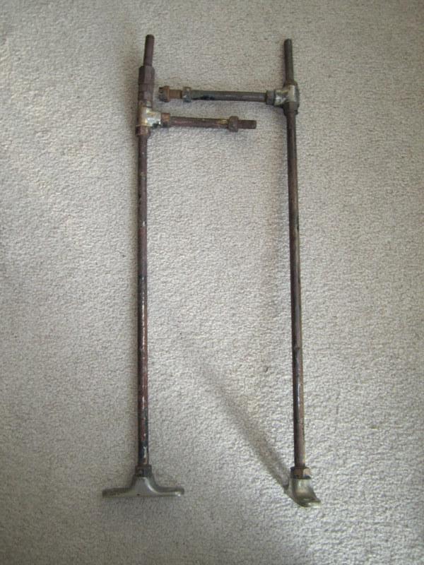 1923-1931 wire wheel fender brackets model a whippet star plymouth