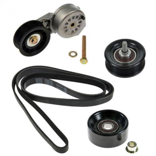 Chevy equinox torrent tensioner serpentine belt & idler pulley kit set new