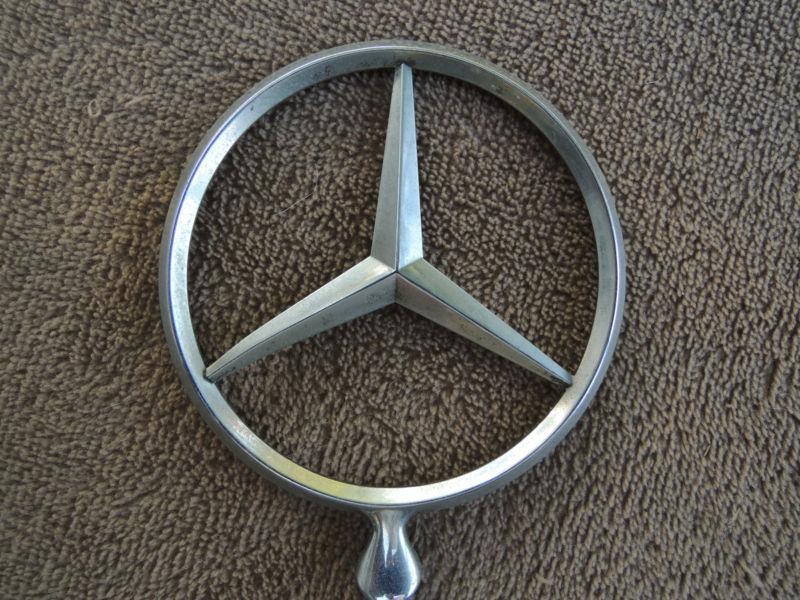 Mercedes benz star radiator hood ornament 1970's vintage