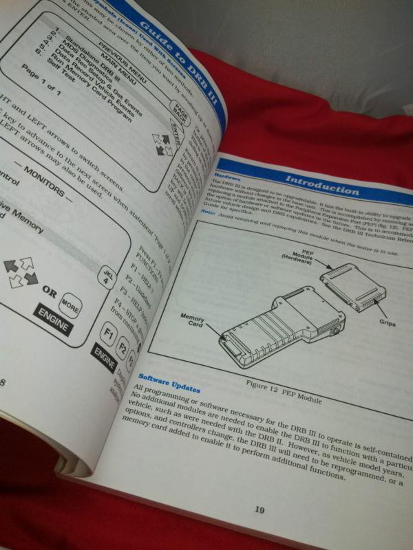 CHRYSLER DRB III Dealership FULL Manual Guide To DRB III, Chrysler Training EN !, US $45.00, image 9