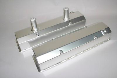 Small block chevy prw aluminum valve cover tall (silver) vc350-14