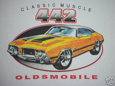 Olds 442 t-shirt- oldsmobile 1969 1970 1971~69 70 71 - m-l-xl-xxl