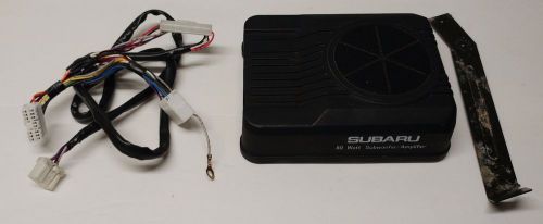 Subaru forester impreza legacy outback amplified subwoofer w/ wiring harness oem