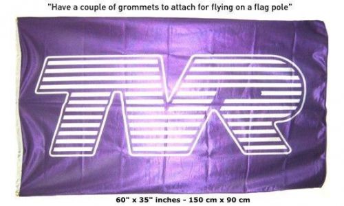 New tvr car 3x5 feet purple great sign banner flag tuscan chimaera cerbera 3000