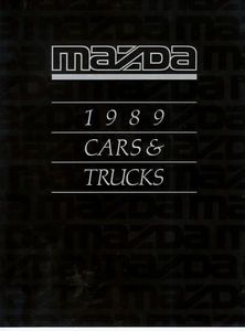 1989 mazda full line brochure rx-7 mpv 929 626 mx-6 323  se-5 trucks