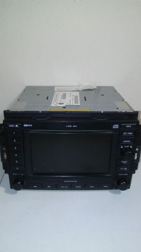 Chrysler dodge navigation stereo 6 cd changer 05064184ae for parts or repair