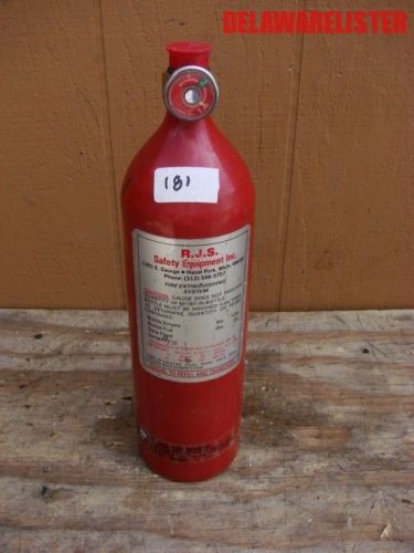 Full 5 lb halon fire extinguisher bottle nascar nhra scca imsa race car system