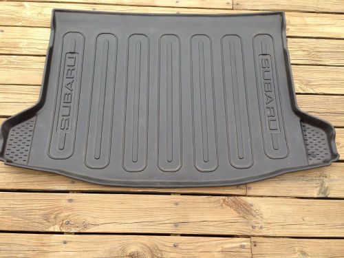 2013-2014 subaru xv crosstrek rear black cargo tray mat liner oem genuine