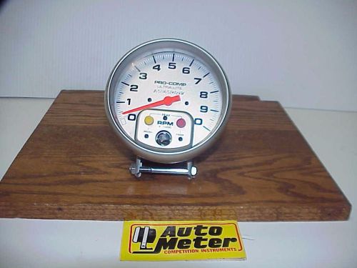 Autometer pro comp ultra 10,000 rpm memory tachometer for standard ignition nice