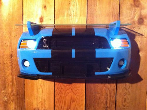 Ford 2013 gt500 shelby mustang car shelf w/working headlights-us ships from usa